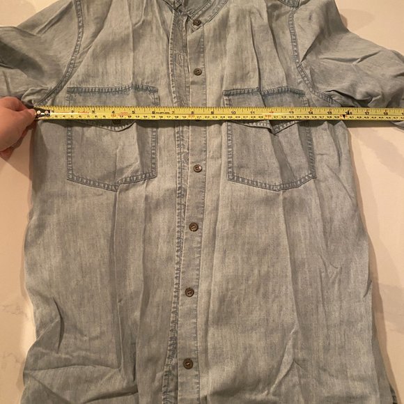 Club Monaco Soft Denim Shirt - Picture 3 of 5